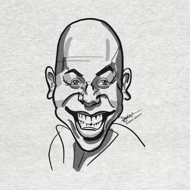 Ainsley Harriott Portrait Caricature by georgiagoddard